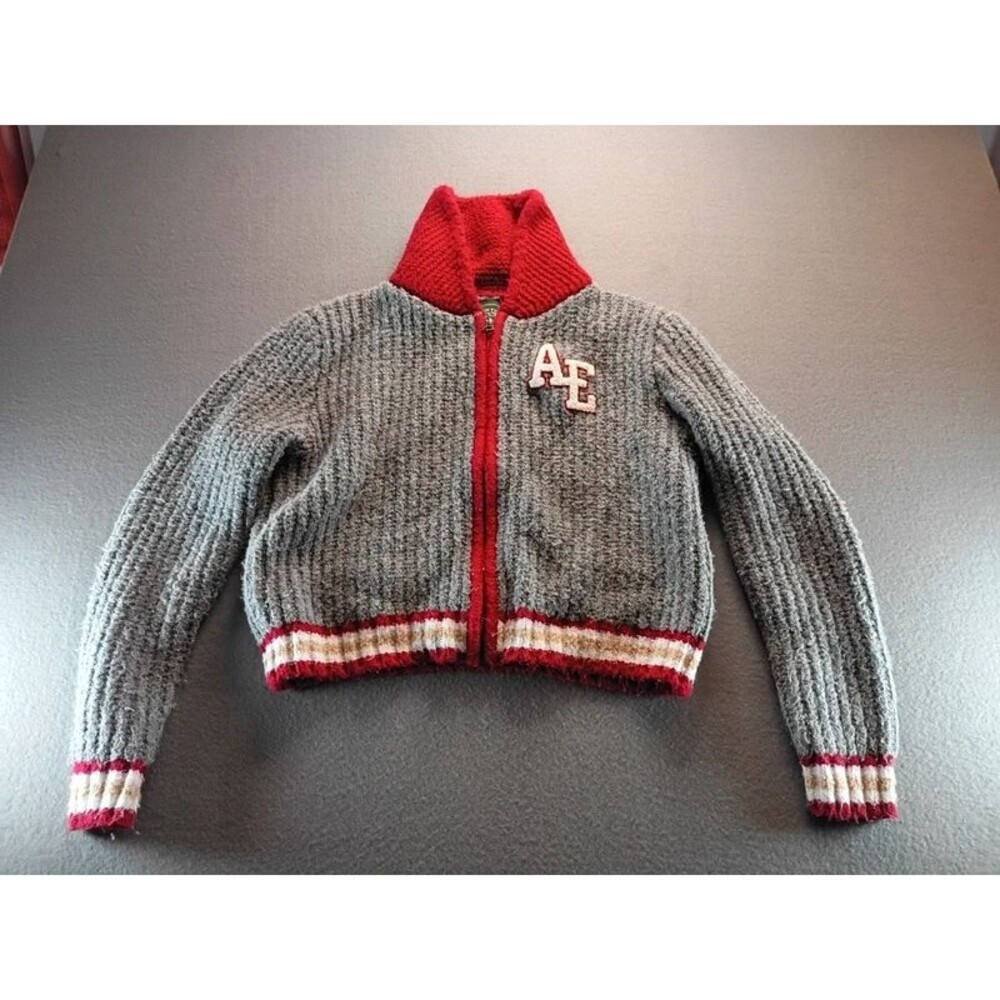 Vintage American eagle zip up sweater